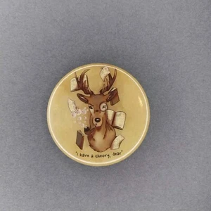 Spilla pulsante 2 1/4" I Have A Theory Dear Buck lettura - Foto 1 di 2