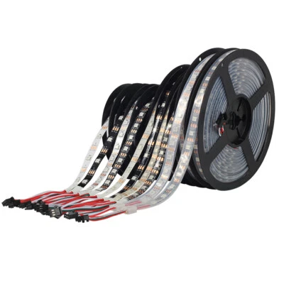 WS2812B adressierbar LED Streifen Licht 30/60/144Pixel RGBIC Smart Stripe Leiste - Bild 1 von 4