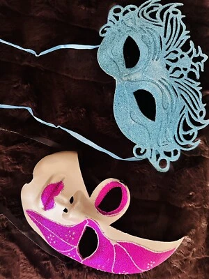 Máscara Fiesta Mascarada Negro y Morado Halloween y Disfraz Princesa ¡NUEVO! Foto 1 de 2