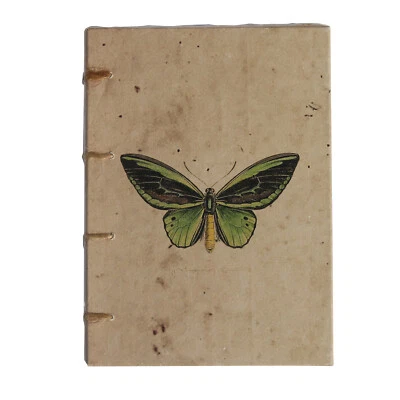 Dekulture Vintage Handmade Butterfly Artwork Journal Diary  For home office - Image 1 of 4