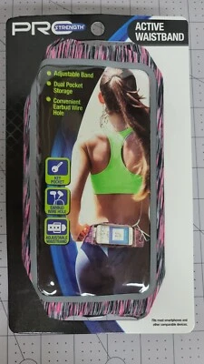 Waistband Phone Holder Pro Strength Active Adjustable Band Holds Phone - New - Image 1 of 4