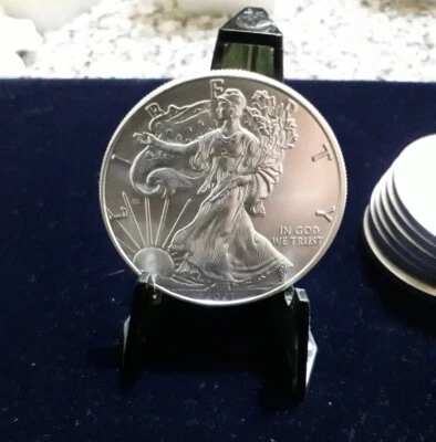 2021 Type 1  STATI UNITI  MONETA DA 1 ONCIA ARGENTO 999 AMERICAN SILVER EAGLE - Immagine 1 di 2