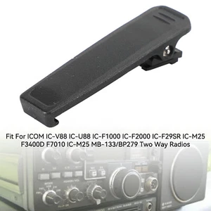 1X Clip Da Cintura Belt Per IC-V88 IC-U88 IC-F1000 IC-F2000 Walkie Talkie H7 Y - Zdjęcie 1 z 10
