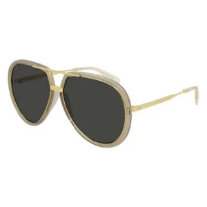 Gucci Unisex Sonnenbrille übergroß Pilot gold GG0904S-002 61 - Bild 1 von 5