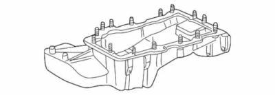 OEM NUEVO Ford 2005-2007 Freestyle Montego Wagon 3,0 L cárter de aceite de motor 5F9Z6675Aa Foto 1 de 4