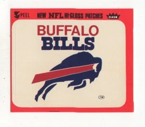 1980 Fleer Team Action Sticker Buffalo Bills Logo - Bild 1 von 2