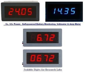*FCB *USA Digital Panel Meter,All kinds AC, DC 5v,12v Voltmeter Thermometers - Picture 1 of 1