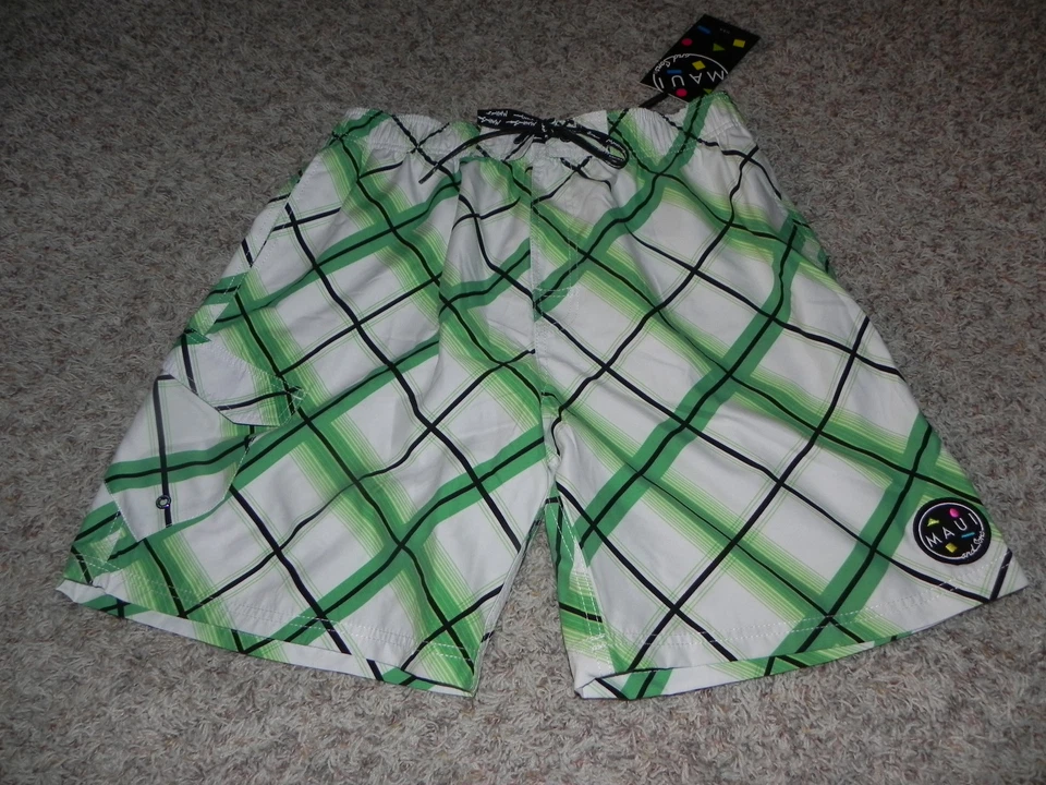 Maui & Sons Board Shorts Mens Size 28 Cargo Pocket Volley Hacky Sack NWT - Image 1 of 1