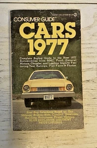 1977 Cars Consumer Reports Guide PB Book - Picture 1 of 5