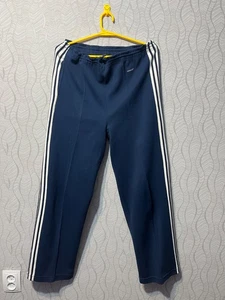 Rara felpa Adidas Ventex blu a righe vintage anni 70 made in Korea taglia L - Foto 1 di 10