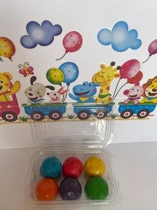 Handmade Colorful Play Dough 6-Pack – Soft Homemade Dough from Palestine - Picture 1 of 8