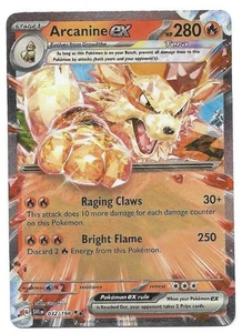 Arcanine ex 032/198 Sv01: Scarlet & Violet Base Set Holo Pokemon TCG - NM - Picture 1 of 2