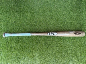CHICAGO CUBS JAMES TRIANTOS AUTOGRAPHED GAME USED BASEBALL BAT - Picture 1 of 3