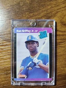 1988 Leaf #33 Ken Griffey Jr Rated Rookie mit Magazin - Bild 1 von 2
