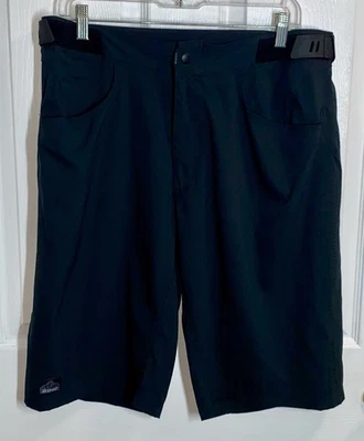 Zoic Ether Cycling Shorts Mens XL Black Biking MTB Adjustable Waistband Pockets - Image 1 of 4