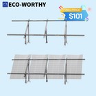 ECO-WORTHY Adjustable Solar Panel Mounting Brackets Kit System for 4PCS Panels