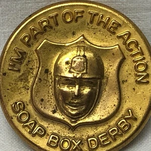 Vintage Soap Box Derby Pin - Foto 1 di 6