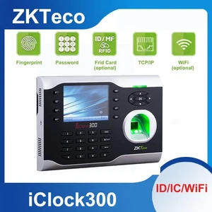 ZKTeco iClock300 3,5 pollici schermo TCP/IP impronte digitali orologio sistema di presenza - Foto 1 di 12