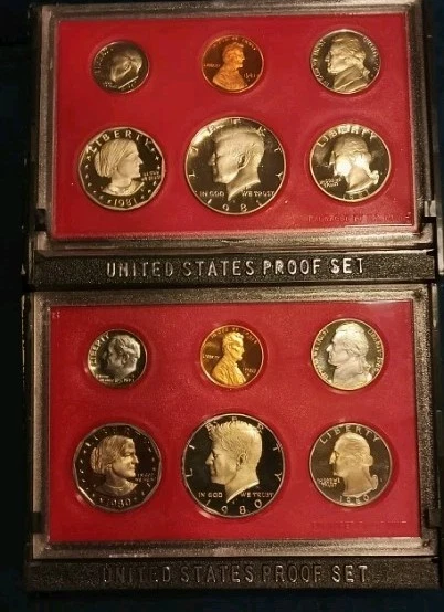 1980_81-S US Mint Proof Set 6 Coin Set Original Government Packaging - Image 1 of 1