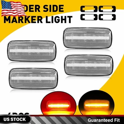 4X Luz LED de señalización lateral de rueda trasera roja ámbar para Dodge Ram 2500 3500 2010-2018 Foto 1 de 4