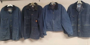 LOT 25 VINTAGE DENIM CHORE JACKETS 60s 70s KEY LEE STORMRIDER DISTRESSED - Imagen 1 de 24