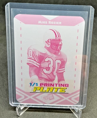 Placa de impresión 1/1 Leaf Collective Multi-Sport Press Pass MIKE ROZIER Foto 1 de 2