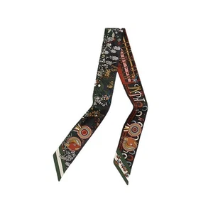 Hermes Pony Pit Stop Twilly Silk Women's Scarf H064207S 04 148485339 - Picture 1 of 11