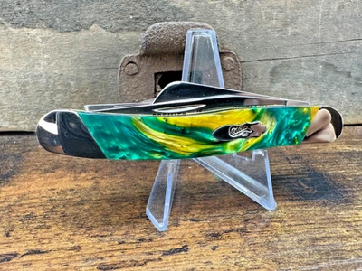 Нож CASE США 2023 9318 SS Cats Eye 1 из 2500 наклонных валиков стокман - Изображение 1 из 4