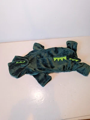 Dog Costume Green Dragon Soft Fleece Medium Size - Image 1 of 4