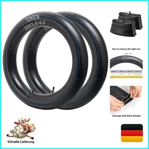 2-PCS 20x4 Épaississement Fatbike Tuyaux 20x4.0 102-406 E Bike Pneu Tuyau... - Photo 1/10