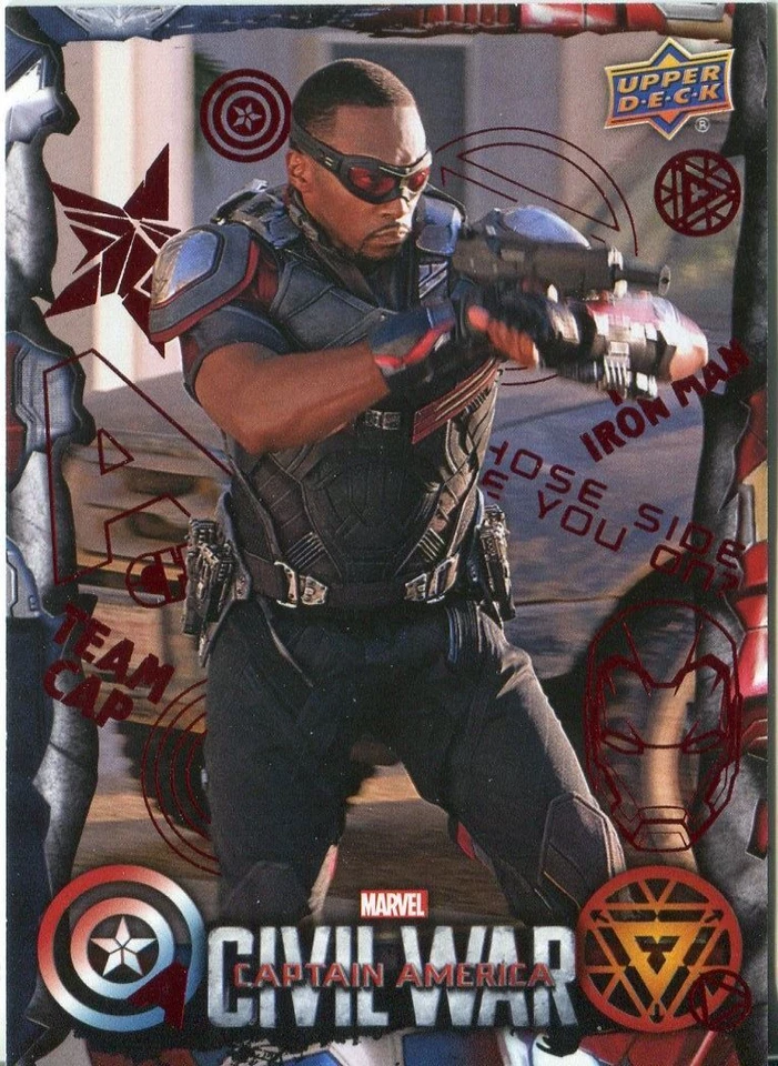 Captain America Civil War Red Foil Parallel Base Card #5 [***/100] Foto 1 de 1