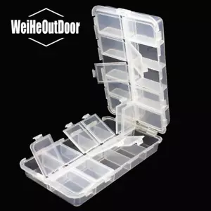 20 Compartments Tackle Box Lures Hooks Beads Fishing Accessories Storage Case - Picture 1 of 7