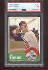 Joe Torre 1963 Topps Baseball #347 PSA 5 ex