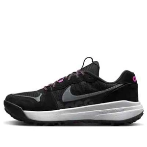 Nike ACG Lowcate Sneakers Shoes Mens Size 8.5 Black Grey Hyper Violet DM8019-002 - Picture 1 of 6