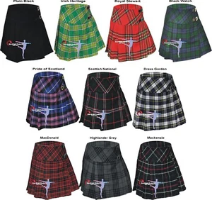 Damas Mujer Falda Escocesa Kilt, Tartán Escocés Plisado Billie Kilt Faldas Talla 26"a 50" - Imagen 1 de 39
