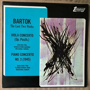 BARTOK - VIOLA CONCERTO / PIANO NO.3 - SPRINGER / GIELEN EX+ VINYL LP - Foto 1 di 9