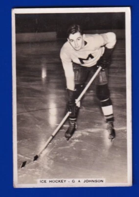 G A JOHNSON 1935 J A PATTREIOUX Sporting Events & Stars #89 HOCKEY VG NO CREASES - Image 1 of 2