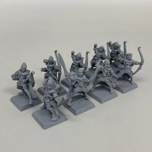 9 HIGH ELF SHADOW WARRIORS ELVES WARHAMMER FANTASY THE OLD WORLD ARCHERS BOWMEN - Picture 1 of 4