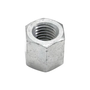Sechskantmutter M10 - f. Zuganker/ Stehbolzen - Zylinderkopf - Höhe 15,5 mm - Bild 1 von 1