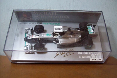 1/43 MINICHAMPS MICHAEL SCHUMACHER MERCEDES GP W01 2010 MODIFIED TO TEST CAR - Image 1 of 4