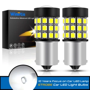 For Ford Transit MK7 382 P21W 1156 Strobe Flash LED Bulbs Reverse Back-up Light - Picture 1 of 8