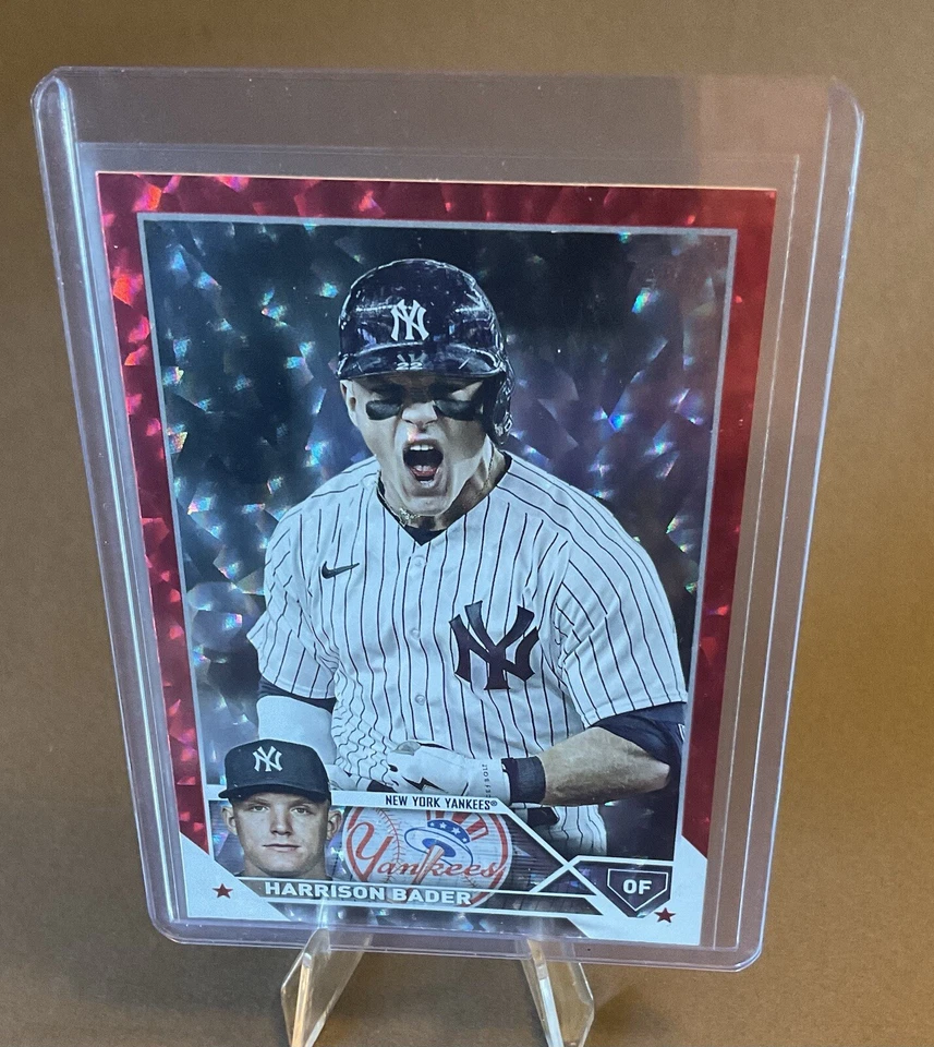 2023 Topps Series 2, Harrison Bader, #364, Red Foil, 007/199 - Image 1 of 2