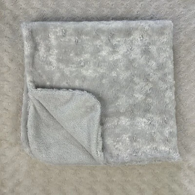 Blankets & Beyond Swirls Baby Blanket Gray Plush Security Lovey - Image 1 of 4