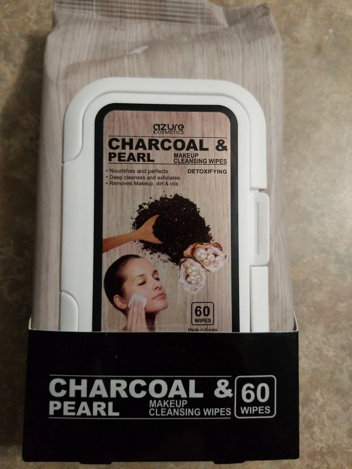 Charcoal and Pearl Detoxifying Face Mask by Azure - Deep Cleanses Exfoliates... - Image 1 of 4