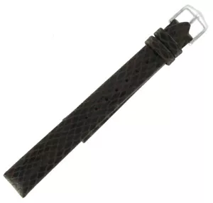 Hirsch 14mm Python Grain Leather Regular Brown Womens Watch Strap NOS - Picture 1 of 2