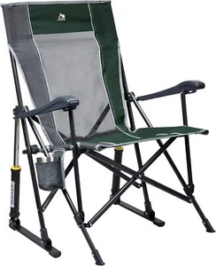 GCI Outdoor Roadtrip Rocker Collapsible Rocking Chair & Outdoor Camping Chair - Picture 1 of 8