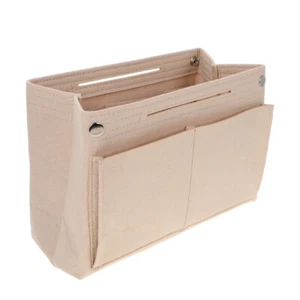 Cosmetic Bag Flat Makeup Teacher Tote Travel Diaper Baby Bags Felt Insert for - Bild 1 von 12