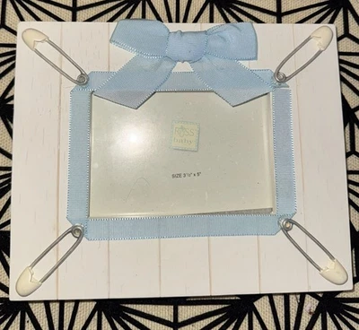 "Marco de bebé Russ - azul niño - 3 1/2"" X 5""" Foto 1 de 3