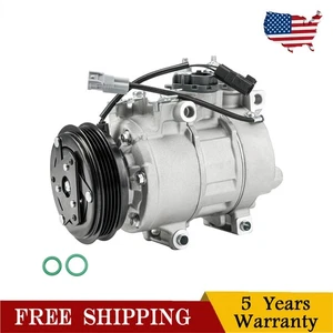 A/C AC Compressor with 4-Groove Pulley For Ford Focus 2014-2018 2.0L EV6Z19703A - Picture 1 of 10