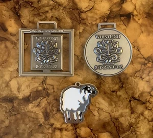 Vtg Whistling Straits Blackwolf Run Golf Kohler WI Set Of 3 RARE Bag Tags - Picture 1 of 9